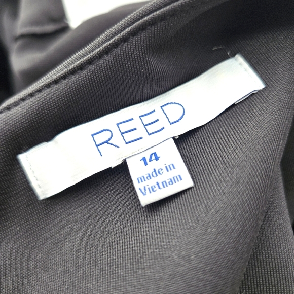 Retro REED Color Block Scuba Dress EUC - Picture 4 of 10